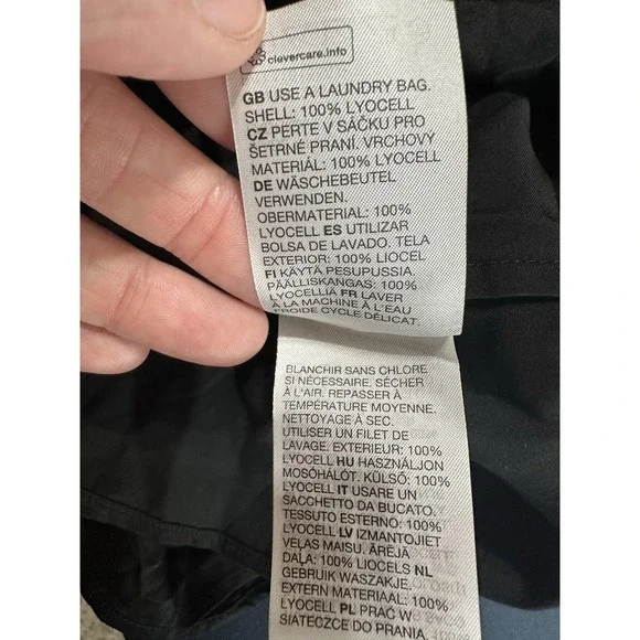 ASOS & Other Stories Gathered Black Tiered‎ Hem Maxi Dress Size 2 - Picture 7 of 8